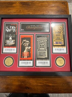 The Highland Mint Toronto Raptors 2019 NBA Champions Replica Tickets and Coins